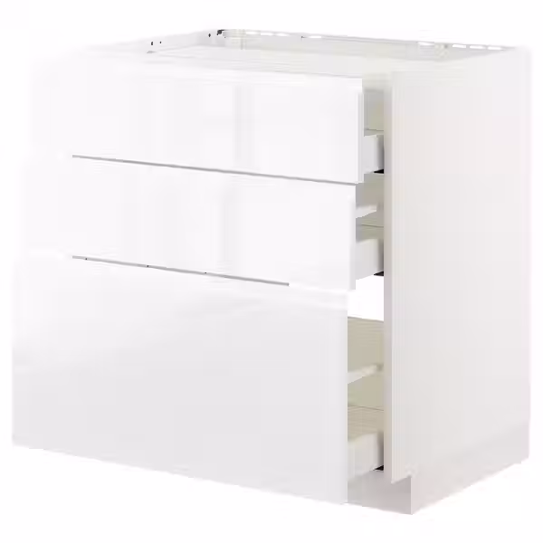 METOD / MAXIMERA Напольн шкаф/3фронт пнл/3ящика - фото 1