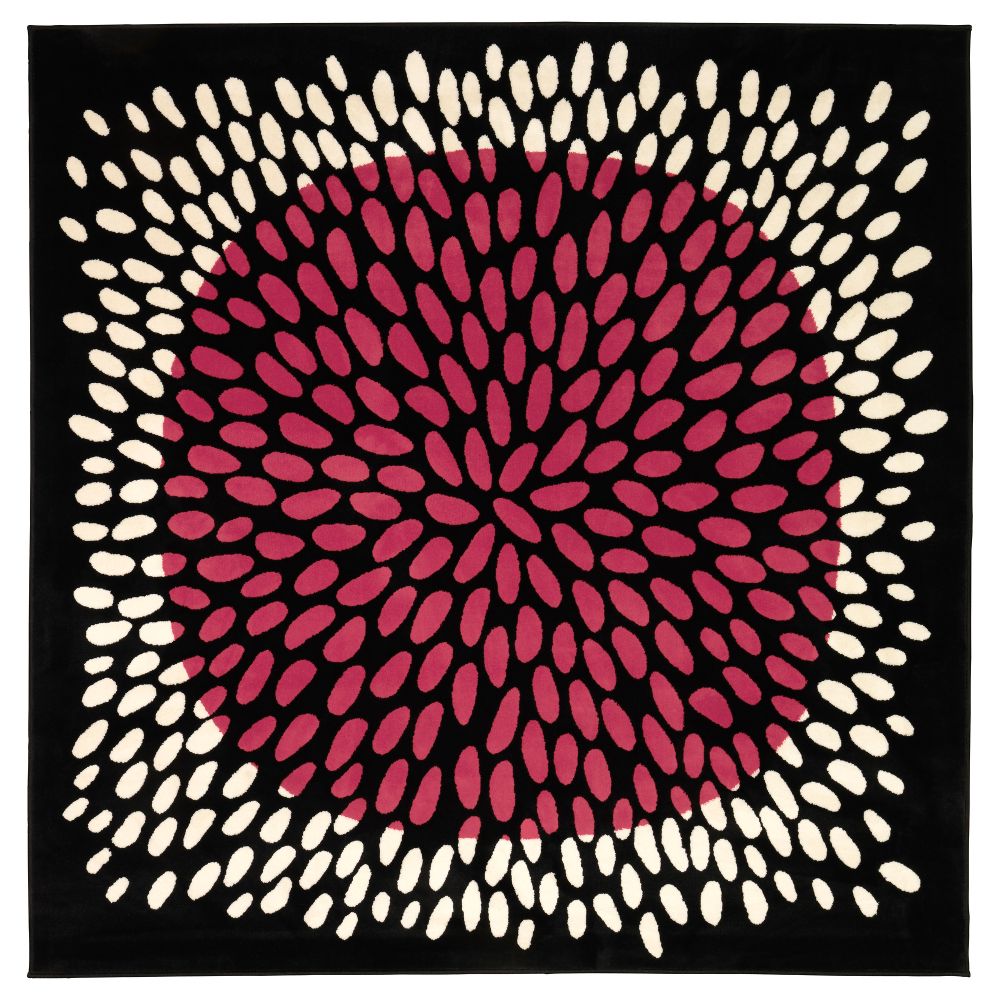 Ковер, короткий ворс ТРОДКЛЁВЕР, разноцветный (200x200 см) - фото 1