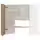 METOD Навесной шкаф д/вытяжки/полка/дверь - белый/Voxtorp под дуб 60x60 см
