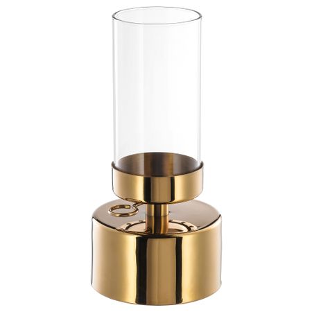 Фонарь для греющей свечи ВИНТЕР 2018, золотой (19 см)