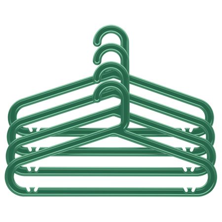 Плечики, для дома/улицы БАГИС, зеленый