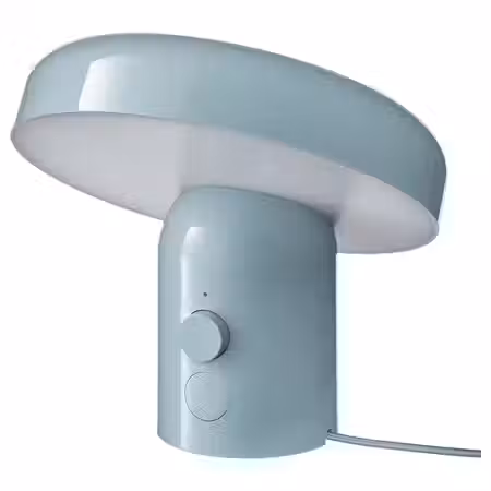 BLOMPRAKT БЛОМПРАКТ Лампа с динамиком bluetooth - голубой