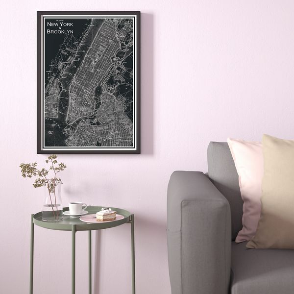 Постер, Нью-Йорк, 50x70 см IKEA DRÖMBILD ДРЁМБИЛЬД 804.358.57 - фото 3