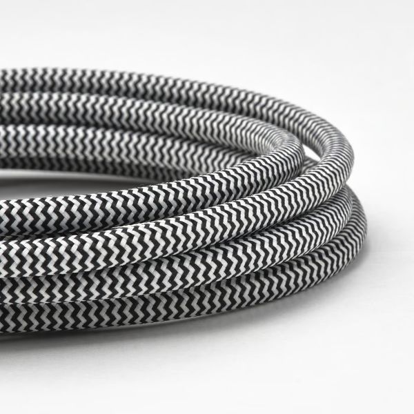 RUNDHULT Кабель USB-C–USB-C - черный/белый 1.5 м/100 Вт - схема-чертеж с размерами