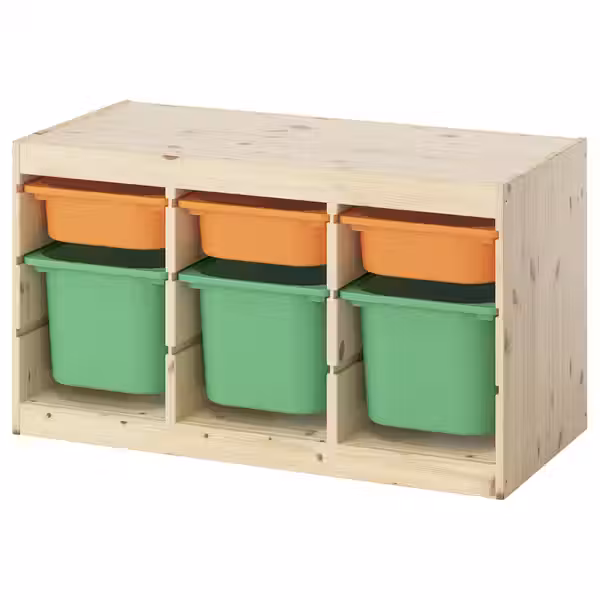 TROFAST Комбинация д/хранения+контейнеры - фото 1