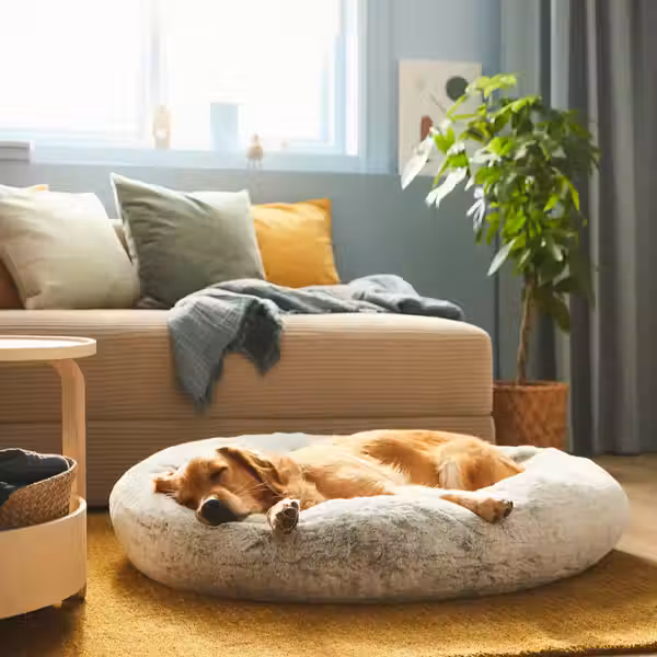 UTSÅDD УТСОДД Кроватка для домашнего питомца - светло-серый L - фото 2