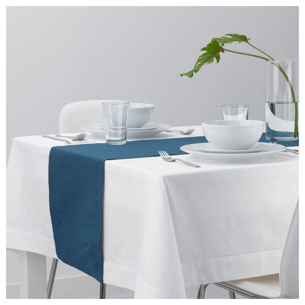 Дорожка настольная МЭРИТ, темно-синий (35x130 см) - фото 4