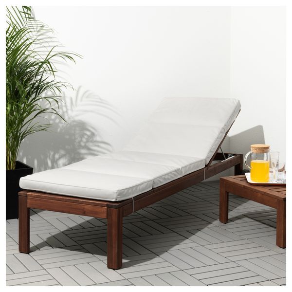 Подстилка на шезлонг КУНГСЭ, белый (190x60 см) - фото 2