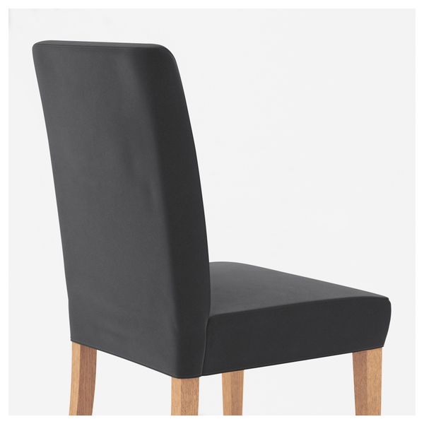 Стул ХЕНРИКСДАЛЬ, дуб, Дьюпарп темно-серый - фото 5