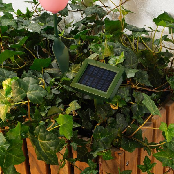 Подсветка на солнечных батарее,светодиод, для сада/тюльпан розовый IKEA СОЛВИДЕН 504.543.19 - фото 3