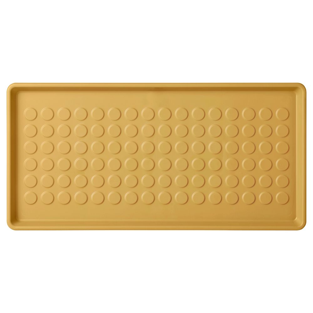 Коврик для обуви, для дома, улицы, темно-желтый, 71x35 см IKEA BAGGMUCK БАГГМУКК 405.659.97 - фото 1