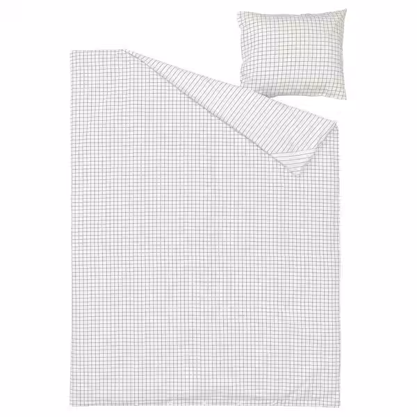 DOFTAKLEJA ДОФТАКЛЕЯ Пододеяльник и наволочка - схема-чертеж с размерами