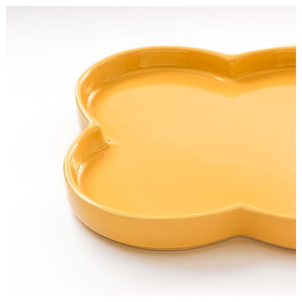 Тарелка десертная СОММАР 2019, желтый (20 см) - схема-чертеж с размерами