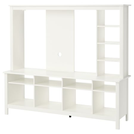 Шкаф для ТВ ТОМНЭС, белый (183x48x163 см)