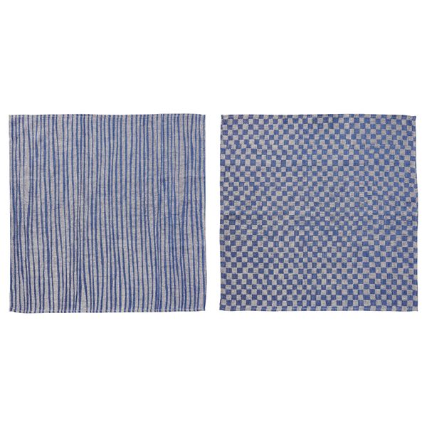 Полотенце кухонное ИНДУСТРИЕЛЛ, синий (60x60 см) - фото 2