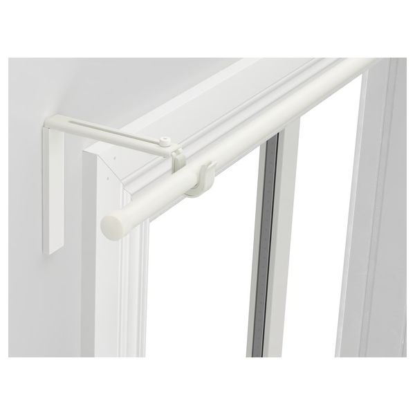 RÄCKA Гардинный карниз/комбинация - белый 120-210 см - фото 2