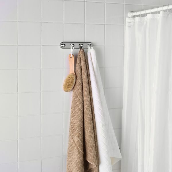 Вешалка 4-местная, под хром IKEA VOXNAN ВОКСНАН 203.497.73 - схема-чертеж с размерами