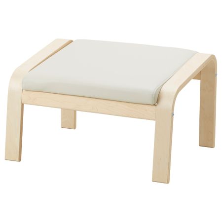 Табурет для ног ПОЭНГ, березовый шпон, Кимстад бежевый