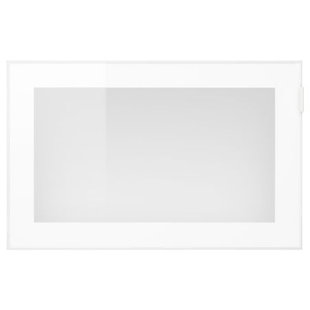 Стеклянная дверь ГЛАССВИК, белый, матовое стекло (60x38 см)