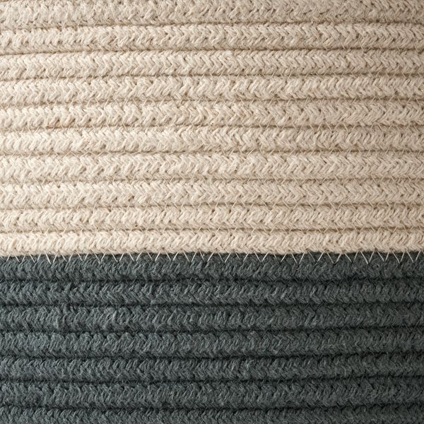 Корзина, 47x43 см, неокрашенный/серо-зеленый IKEA TJABBIG 405.428.64 - фото 6