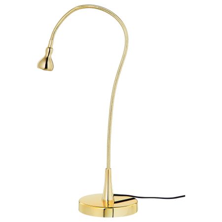 Рабочая лампа, светодиодная ЯНШО, золотой (60 см)