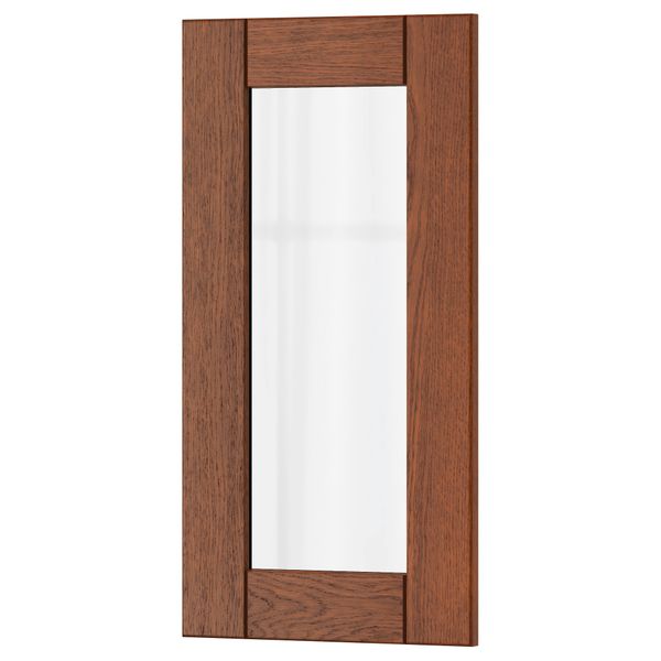 Стеклянная дверь ФИЛИПСТАД, коричневый - фото 1