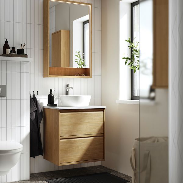 Шкаф с ящиками, раковина, смеситель IKEA KATTEVIK КАТТЕВИК, ÄNGSJÖN 695.210.50 - фото 3