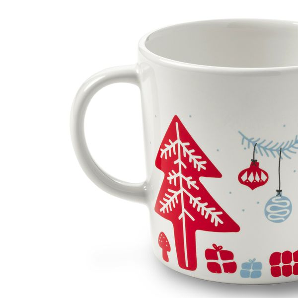 Кружка, с рисунком, белый, 30 сл IKEA ВИНТЕРФЕСТ 304.426.38 - фото 2