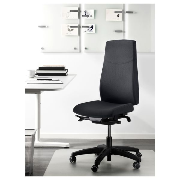 Рабочий стул ВОЛЬМАР, Уннеред Уннеред черный - фото 2