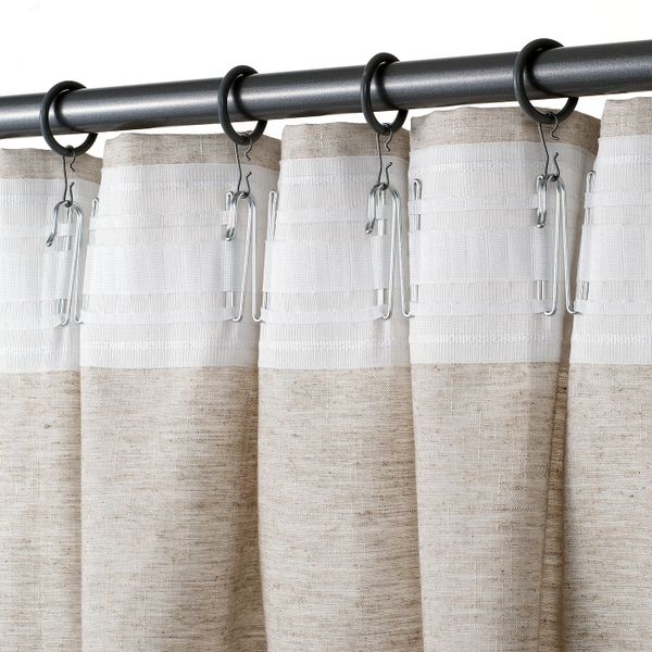 Гардины с прихватом, 2 шт., неокрашенный 145x270 см IKEA GULDZINNIA ГУЛЬДЗИННИА 802.866.40 - фото 2