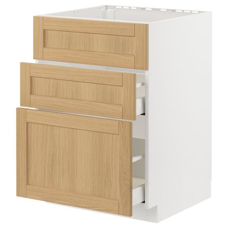 Шкаф под мойку + 3 фасада, 2 ящика IKEA METOD МЕТОД, MAXIMERA МАКСИМЕРА 095.091.88