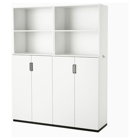 Комбинация для хранения с дверцами ГАЛАНТ, белый (160x200 см)
