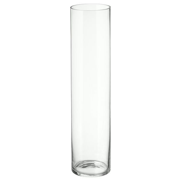 Ваза, прозрачное стекло, 68 см IKEA CYLINDER ЦИЛИНДР 602.233.28 - фото 2