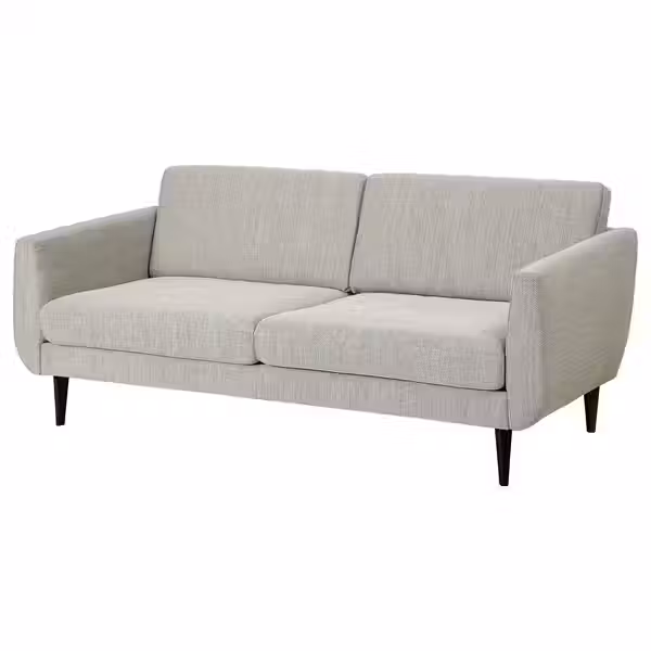 SMEDSTORP 3-местный диван - Viarp бежевый/коричневый/чёрный - фото 1