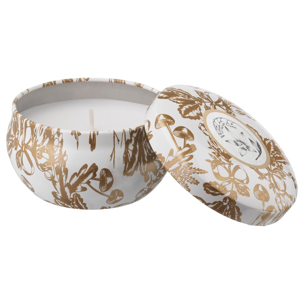 Ароматическая свеча ВИНТЕР 2018, золотой Морозный вечер, золотой (6 см) - фото 1