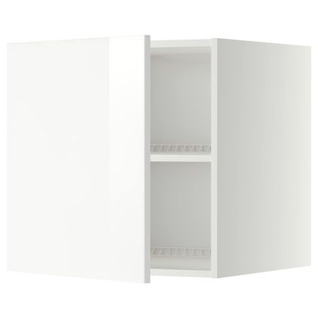 Верхний шкаф на холодильник/морозильн, белый/Рингульт белый 60x60 см IKEA METOD МЕТОД 592.325.88