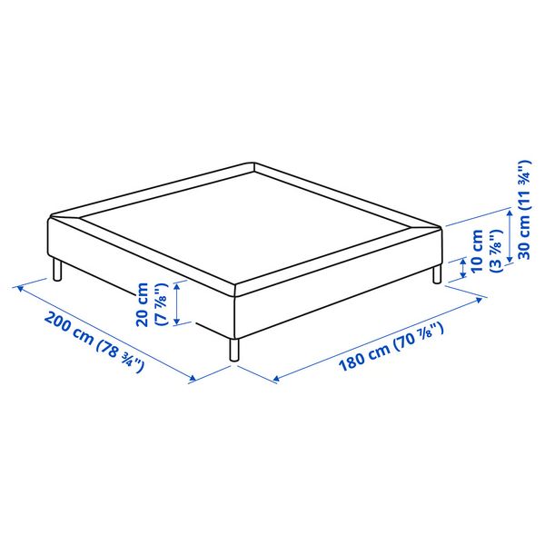 IKEA, дополнительный ракурс - схема-чертеж с размерами