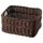 Корзина ГАББИГ, темно-коричневый (25x29x15 см)