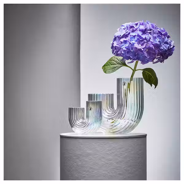 РЭФФЕЛБЬЁРК Ваза IKEA, 20 см, дополнительный ракурс