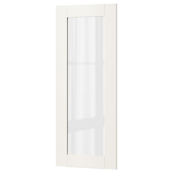 Стеклянная дверь СЭВЕДАЛЬ, белый - фото 1