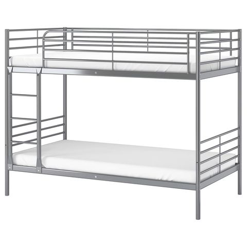 SVÄRTA Каркас 2-ярусной кровати - серебристый 90x200 см