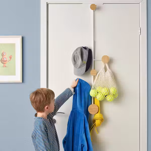BÄRFIS БЭРФИС Дверная вешалка - регулируемый - фото 3