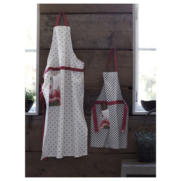 Фартук детский ИНБЬЮДАНДЕ, в горошек и цветочек (57 см) - фото 7