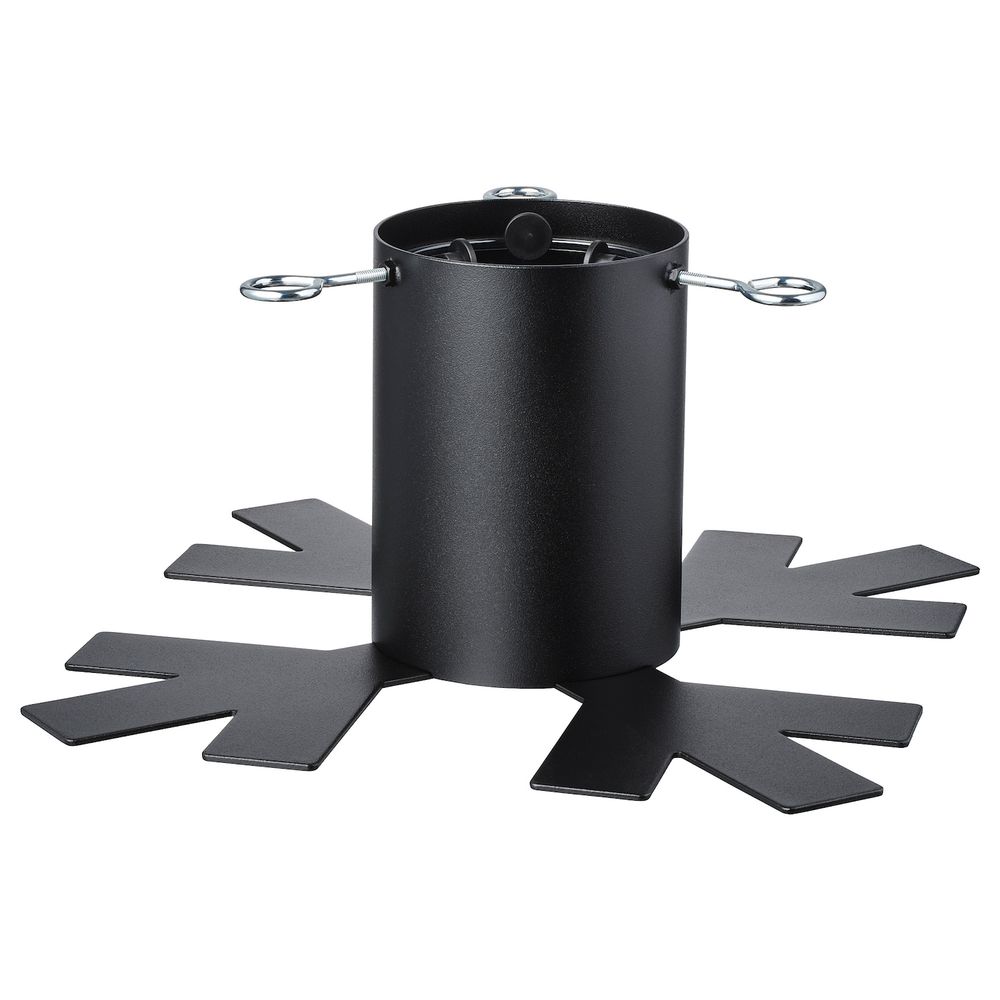 Основание рождественской елки, металлический, черный IKEA ВИНТЕРФЕСТ 304.346.38 - фото 1