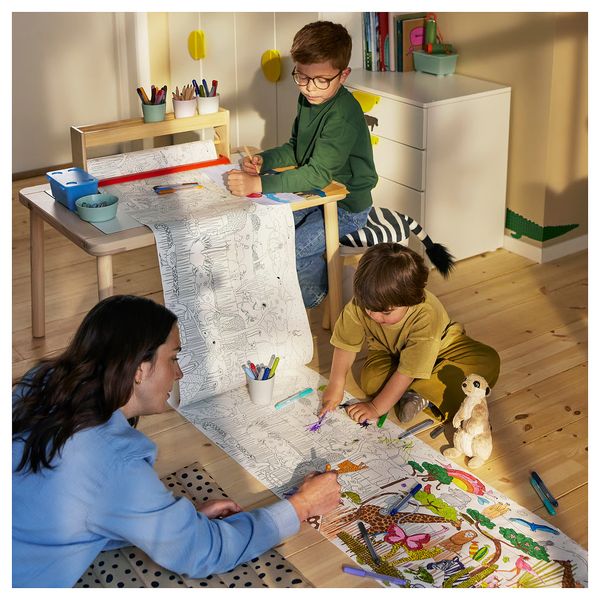 SANDLÖPARE Рулон бумаги для раскрашивания - саванна 10 м - фото 5