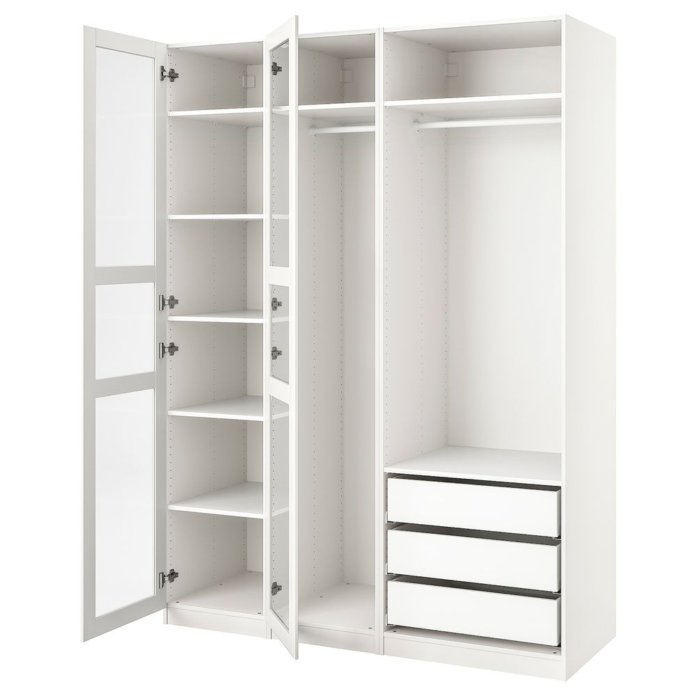 IKEA, вид спереди - схема-чертеж с размерами