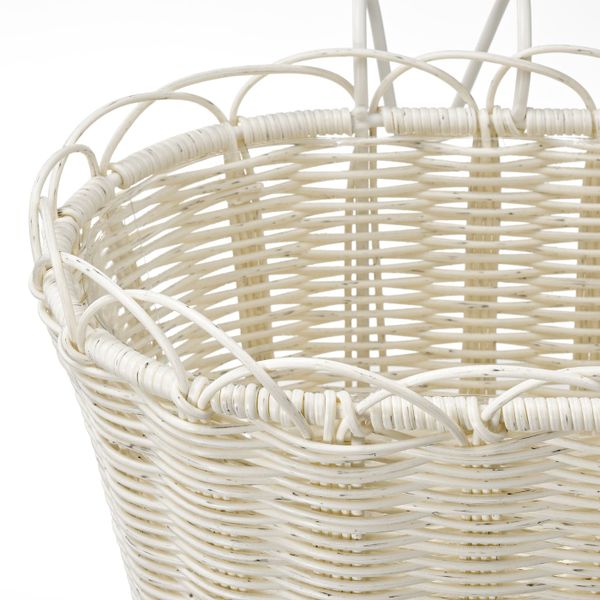 Ящик для цветов с держ, для дома, улицы белый 51x18 см IKEA GALIAMELON ГАЛИАМЕЛОН 104.758.37 - схема-чертеж с размерами