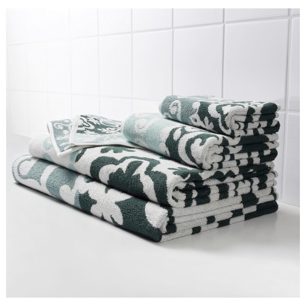 Полотенце, зеленый 30x50 см IKEA БЛЭДЬЕН 103.921.11 - схема-чертеж с размерами