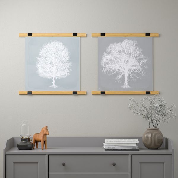 Постер, Пастельный лес, 50x50 см IKEA DRÖMBILD ДРЁМБИЛЬД 404.424.21 - фото 3