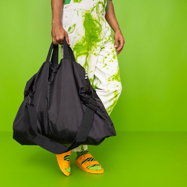 Сумка складная, черный 75x45 см/55 л IKEA RÄCKLA РЭККЛА 604.835.71 - фото 3